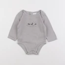 Tape à l'oeil - body gris - 6 mois