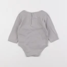 Tape à l'oeil - body gris - 6 mois