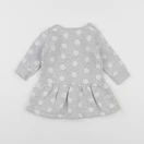 Petit Bateau - robe gris - 6 mois