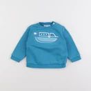Jacadi - sweat bleu - 6 mois