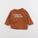 Jacadi - sweat marron - 6 mois