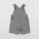 Petit Bateau - salopette gris - 6 mois