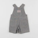 Petit Bateau - salopette gris - 6 mois