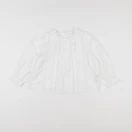 Monoprix - blouse blanc - 4 ans