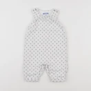 Jacadi - combinaison blanc, gris - 3 mois