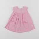 Petit Bateau - robe rose - 6 mois