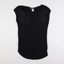 H&M - tee-shirt grossesse noir - m