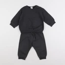 H&M - ensemble gris - 6/9 mois
