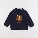 Boutchou - sweat bleu - 18 mois
