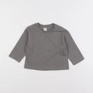 H&M - tee-shirt gris - 6/9 mois