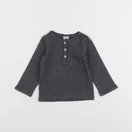 H&M - tee-shirt gris - 3/6 mois