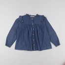 Monoprix - blouse bleu - 8 ans
