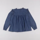 Monoprix - blouse bleu - 8 ans