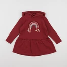 Vertbaudet - robe rouge - 2 ans