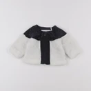 IKKS - gilet blanc, bleu - 3 mois