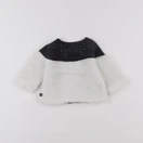 IKKS - gilet blanc, bleu - 3 mois