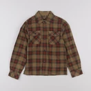 Bonton - chemise marron, rouge - 6 ans
