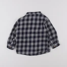 Boutchou - chemise bleu, gris - 18 mois