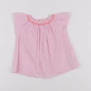 Jacadi - blouse rose - 12 mois