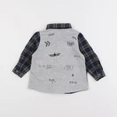 IKKS - chemise imprimé au dos bleu, vert - 12 mois
