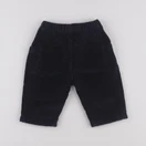Petit Bateau - pantalon doublé bleu - 6 mois