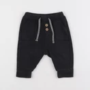 Tape à l'oeil - jogging doublé noir - 9 mois