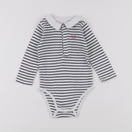 Boutchou - body à col bleu - 6 mois
