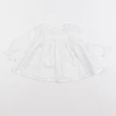Boutchou - blouse blanc - 6 mois