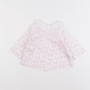 Jacadi - blouse blanc, rose - 6 mois