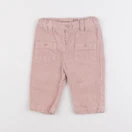 Petit Bateau - pantalon rose - 3 mois