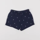 H&M - short bleu - 3/6 mois