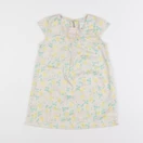 Carrément Beau - robe jaune, rose - 18 mois