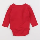 H&M - body rouge - 1/3 mois