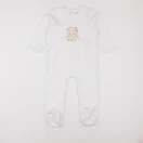Vertbaudet - pyjama velours blanc - 2 ans