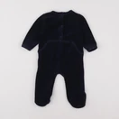 Vertbaudet - pyjama velours bleu - 9 mois