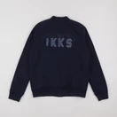 IKKS - sweat imprimé au dos bleu - 12 ans