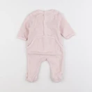 Vertbaudet - pyjama velours rose - 1 mois