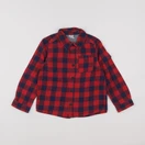 Petit Bateau - chemise rouge - 5 ans