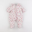 Petit Bateau - combi-pilote rose - 3 mois
