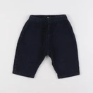 Petit Bateau - pantalon bleu - 6 mois