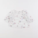 GAP - blouse blanc, rose - 0/3 mois
