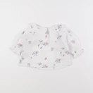 GAP - blouse blanc, rose - 0/3 mois