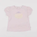 Carrément Beau - tee-shirt rose - 12 mois
