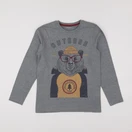 Vertbaudet - tee-shirt gris - 12 ans