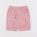 Jacadi - short blanc, rouge - 6 mois