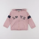 Vertbaudet - sweat rose - 4 ans