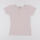Petit Bateau - maillot de corps blanc, rose - 10 ans