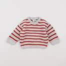 Tape à l'oeil - pull beige, rouge - 12 mois