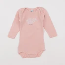 Petit Bateau - body rose - 6 mois
