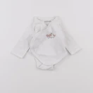 Vertbaudet - body blanc - 0 mois